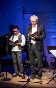 Paul Maar und Mahmoud Hassanein lesen aus "Eine Woche voller Samstage" auf Deutsch und Arabisch